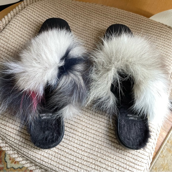 Stuart Weitzman Furgetit Mule Loafer Slides - Picture 8 of 13